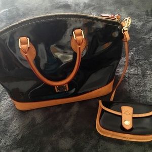 Donney & Bourke.  Black satchel